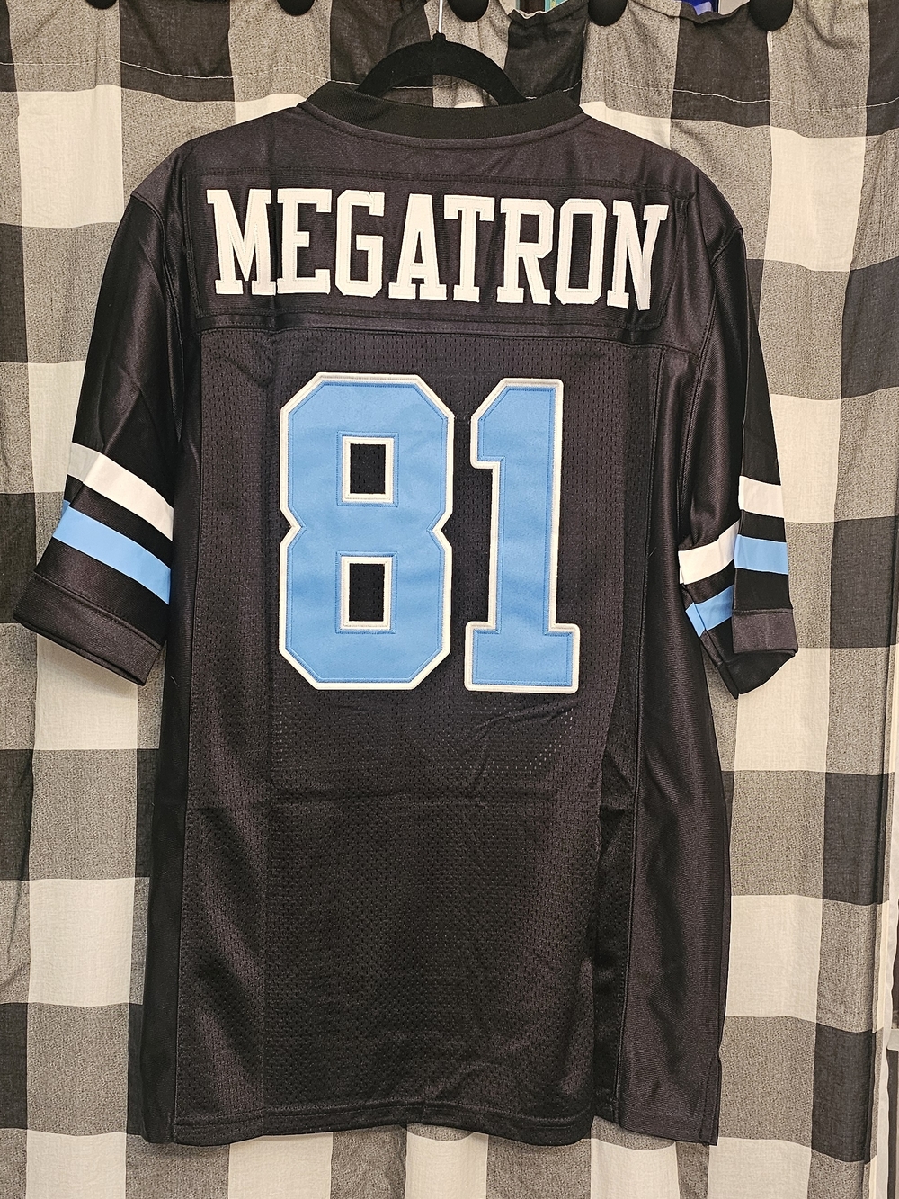 NFL Detroit Lions Megatron 81 Men's Black Football Jersey Calvin Johnson